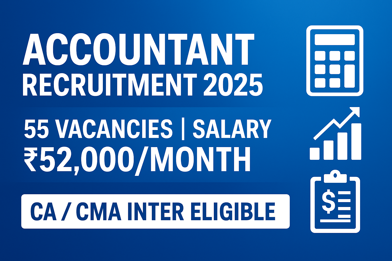 NHAI Accountant Recruitment 2025: Notification, 55 Vacancies, Qualification, Salary & Selection Process