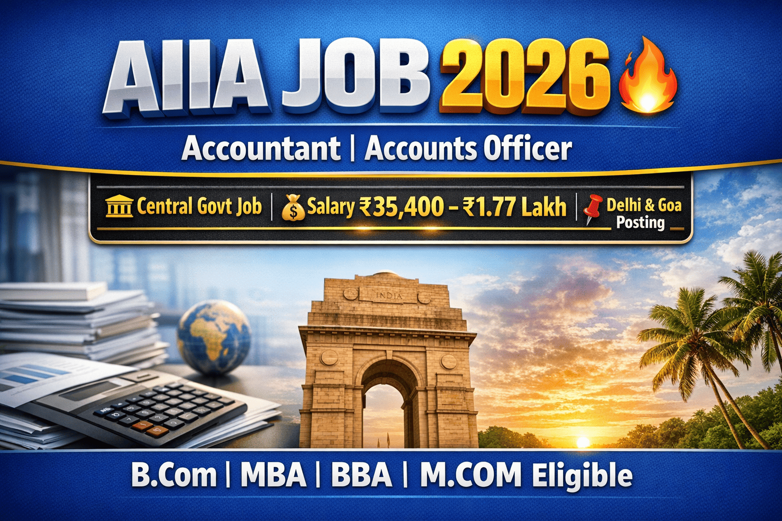 AIIA Recruitment 2026: Accountant, Accounts Officer & Non-Teaching Posts – Apply Online