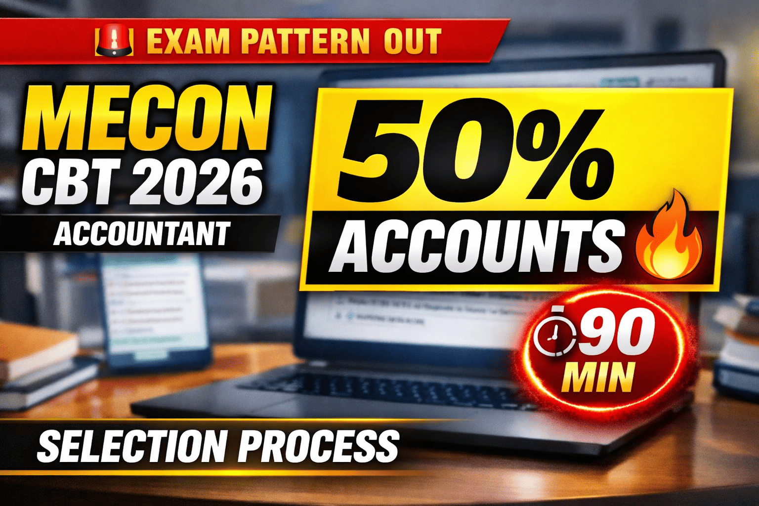 MECON Exam Pattern 2026 & Selection Process | Accountant CBT Syllabus | CA/CMA Inter Guid
