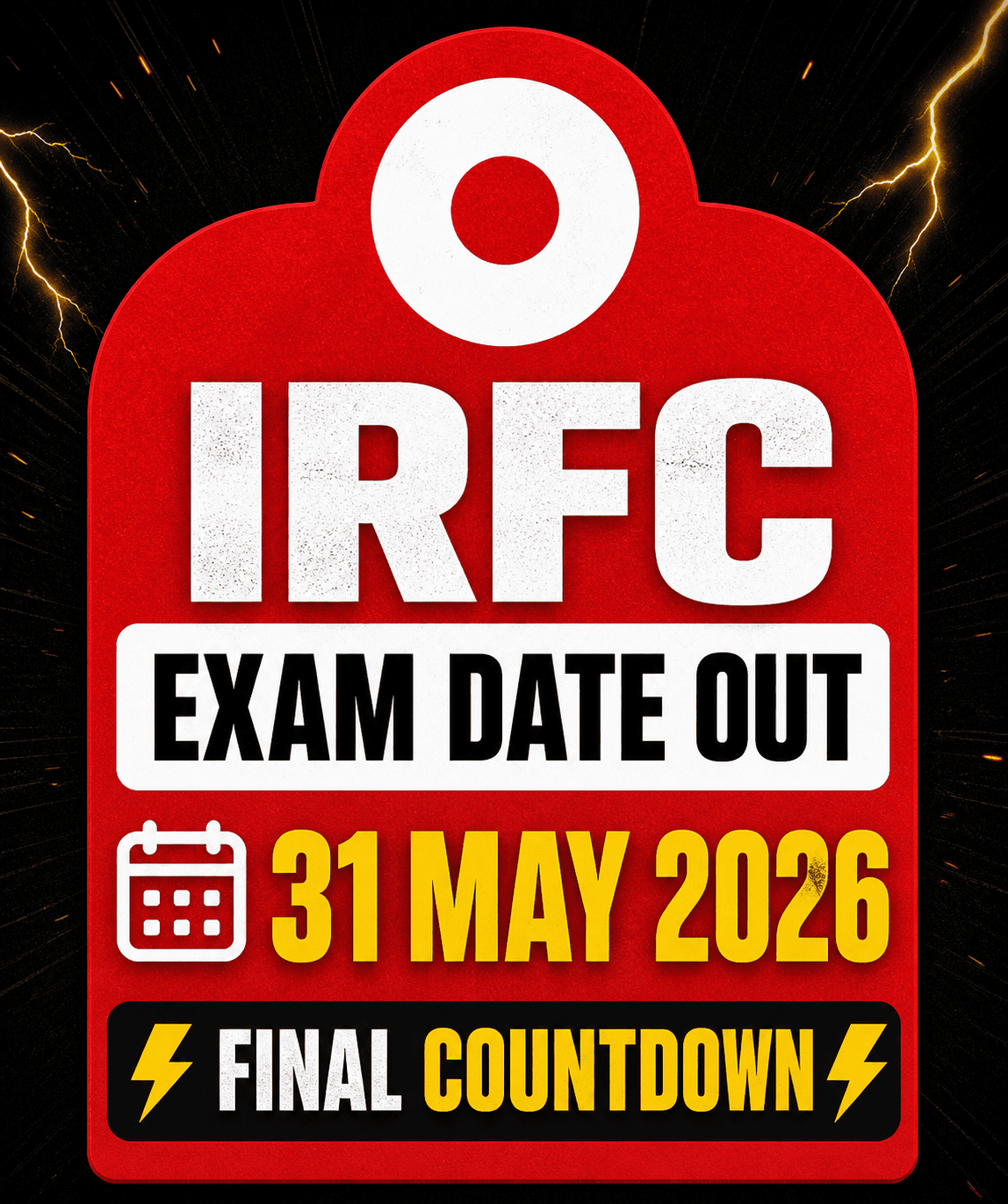 IRFC Exam Date 2026 Out 🔥 CBT on 31 May | Assistant & AM Finance Official Update