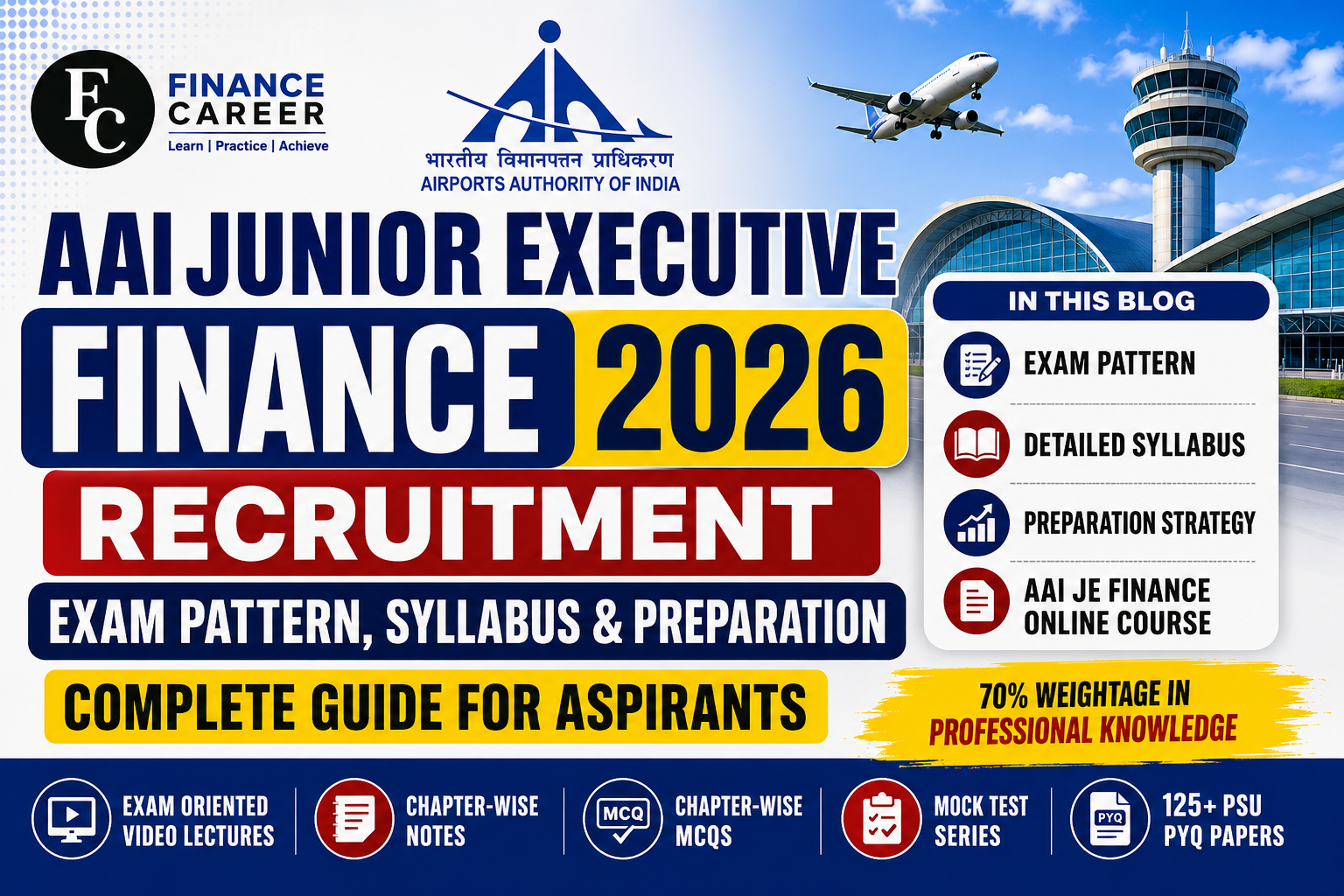 AAI Junior Executive Finance Recruitment 2026: Exam Pattern, Syllabus & Online Course