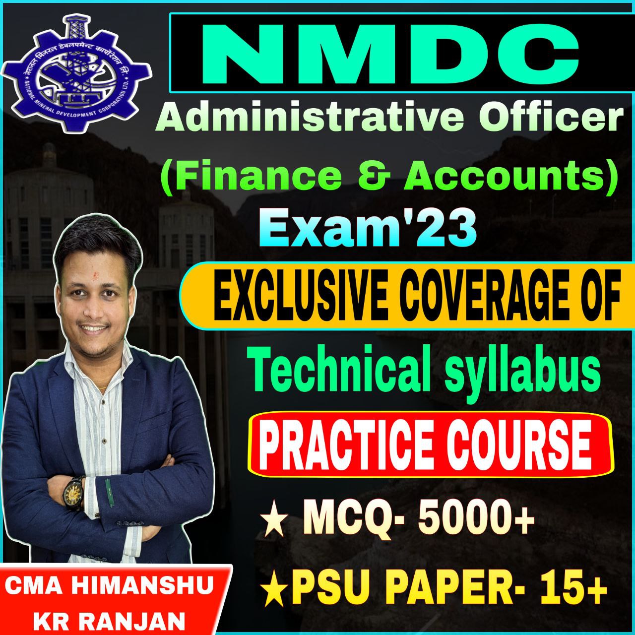 NMDC Administrative Officer (Finance &  Accounts) Trainee Practice course Exam 2023