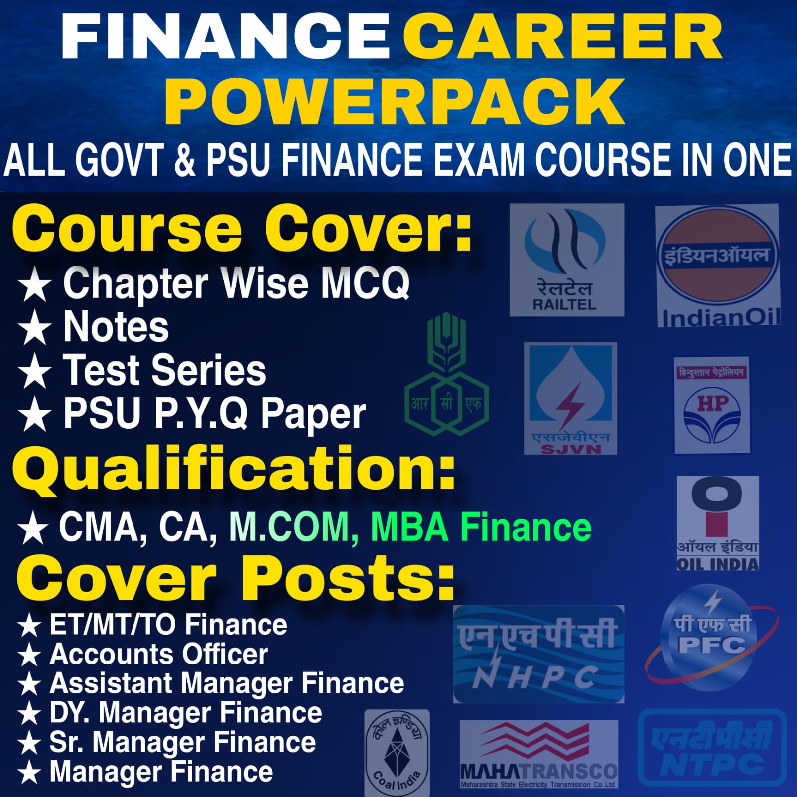 All-in-One PSU & Govt Finance Exam Course – MCQ, Notes, PYQ and Test Series