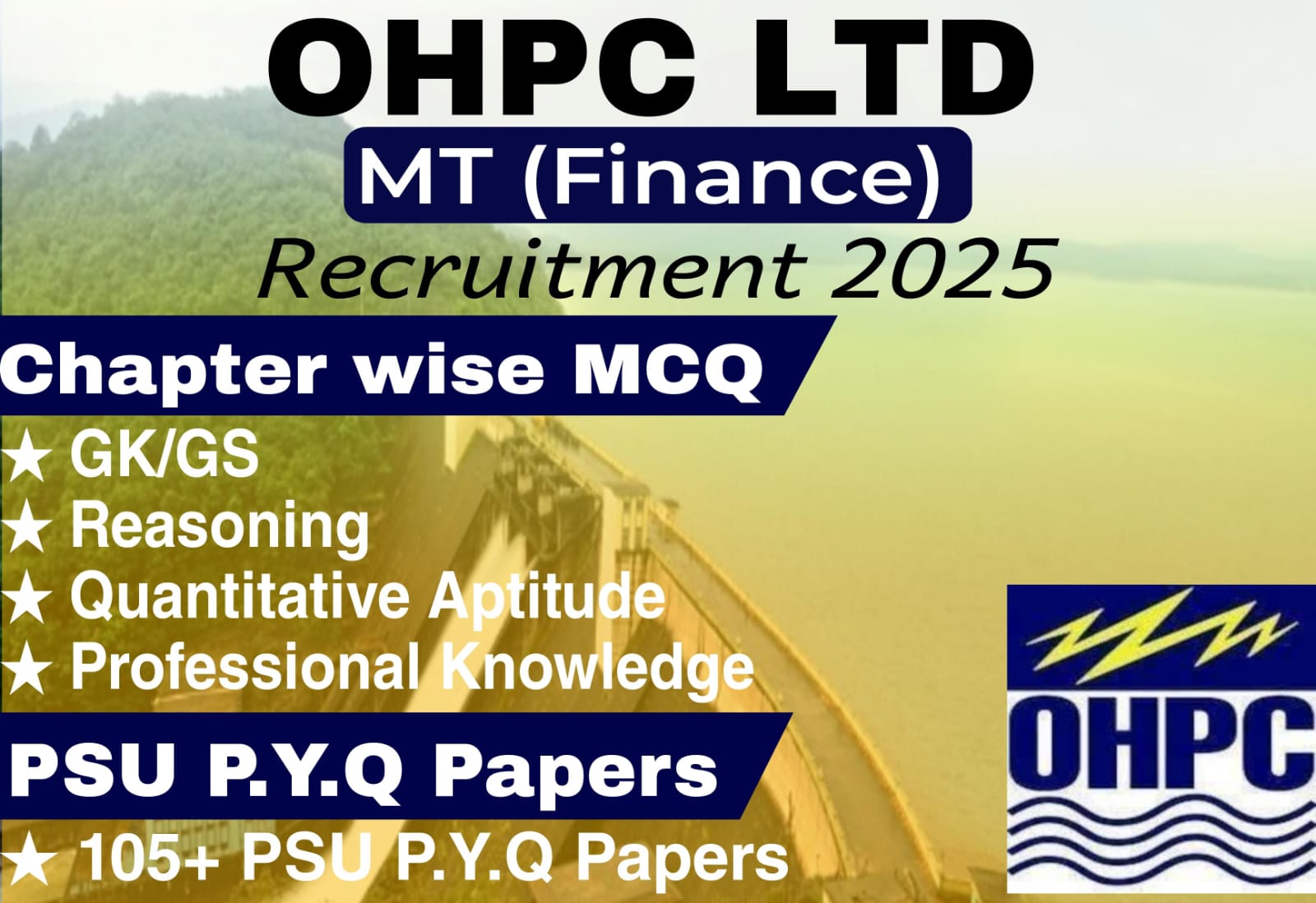 OHPC MT Finance Chapter Wise MCQ & PSU Previous Year Question Paper (e-book) 2025