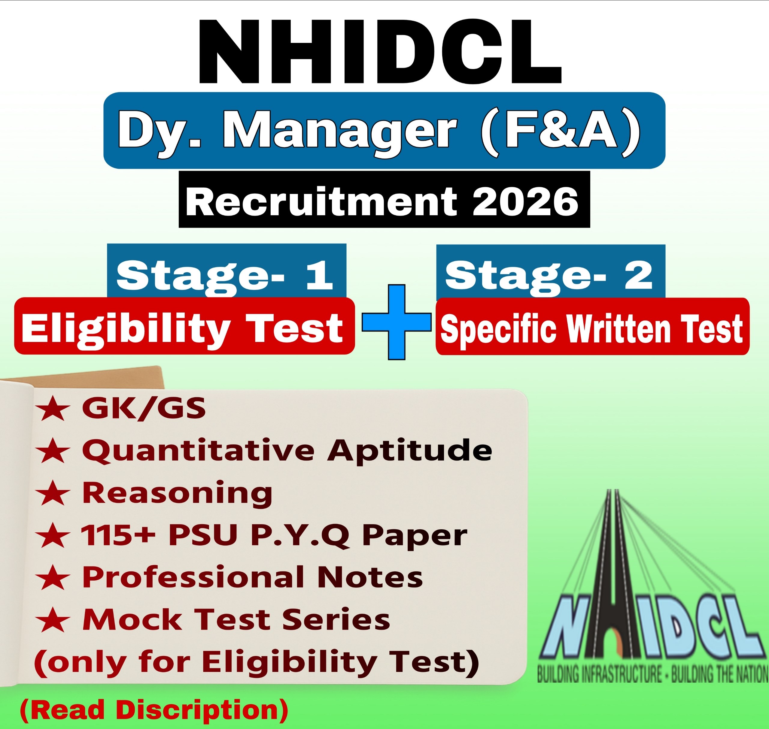 NHIDCL F&A Complete Course 2026 | 115+ PSU PYQs + Notes + Mock Tests