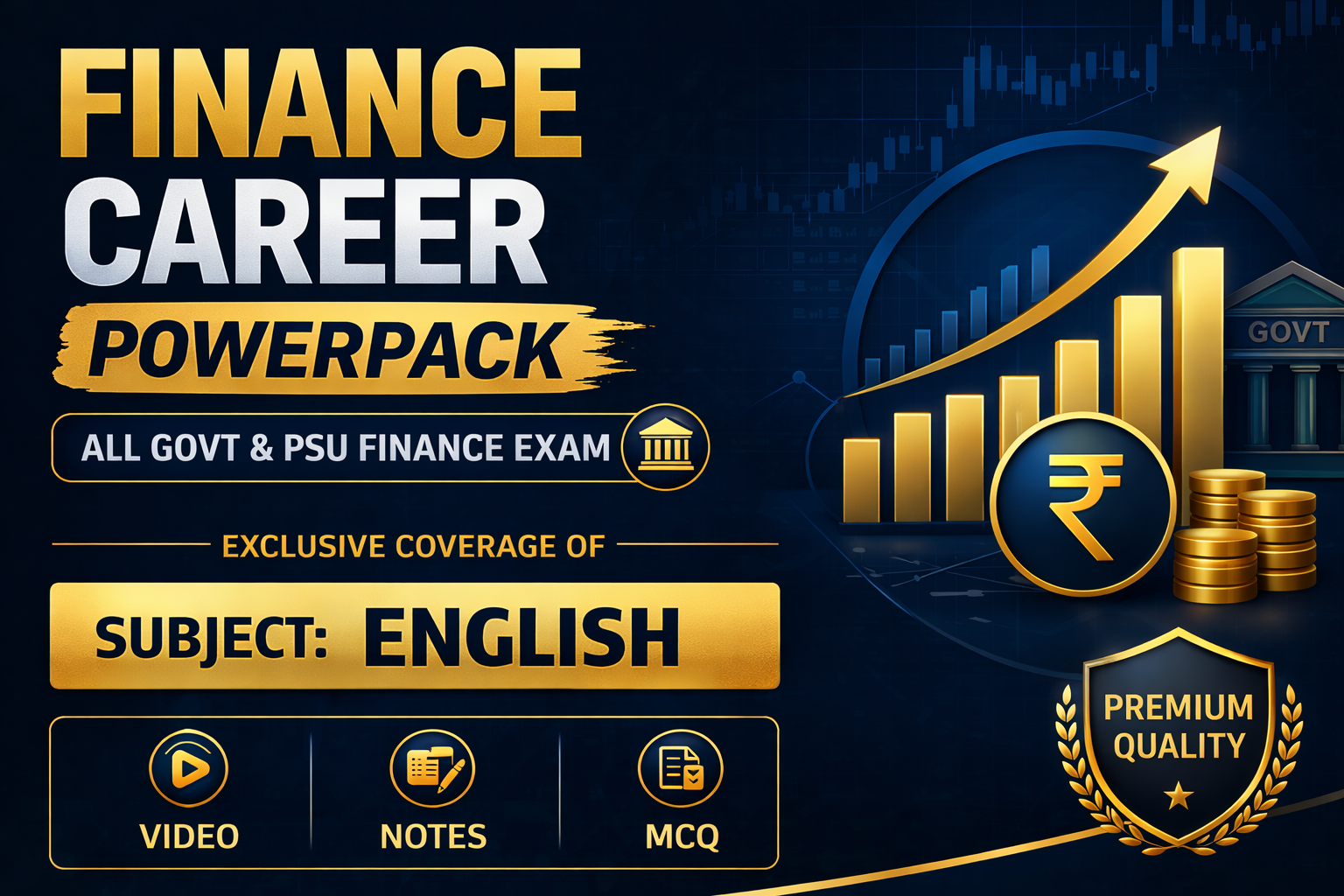 PSU Finance Exam English 2026 | Monthly PDFs, Practice MCQs & Revision Videos
