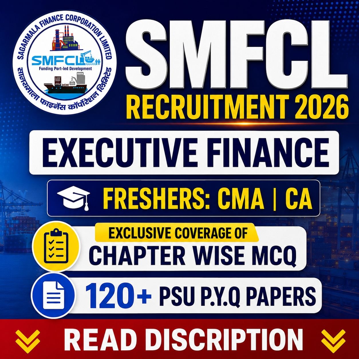 SMFCL Executive Finance Chapter Wise MCQ & PSU Previous Year Question Paper (e-book) 2026