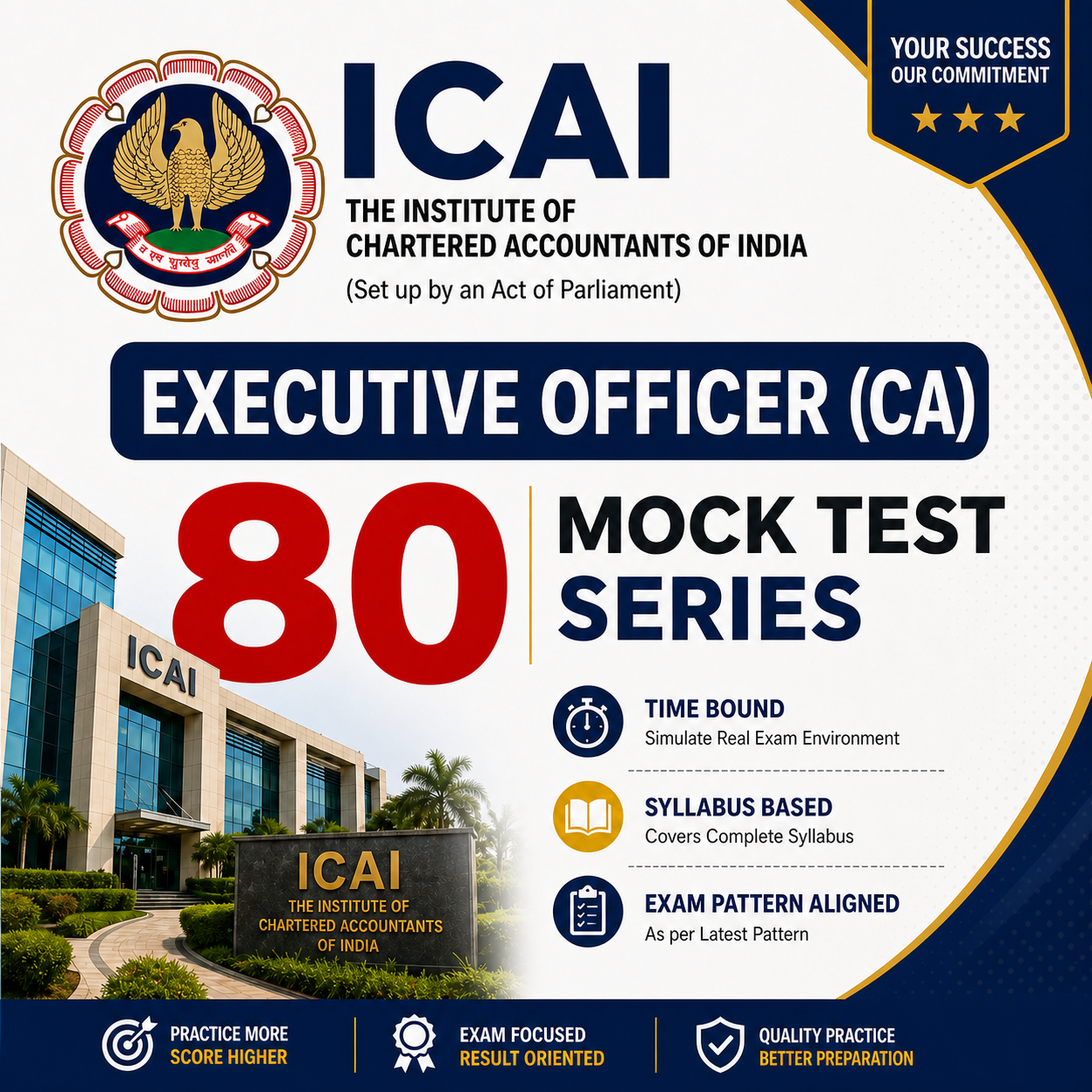 ICAI Executive Officer ​​​(CA) Mock Test 2026